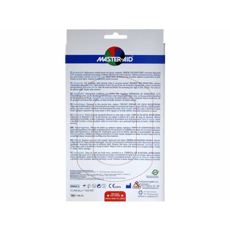 Master Aid Drop Med Adhesive Gauzes 10,5x15cm 5 pcs