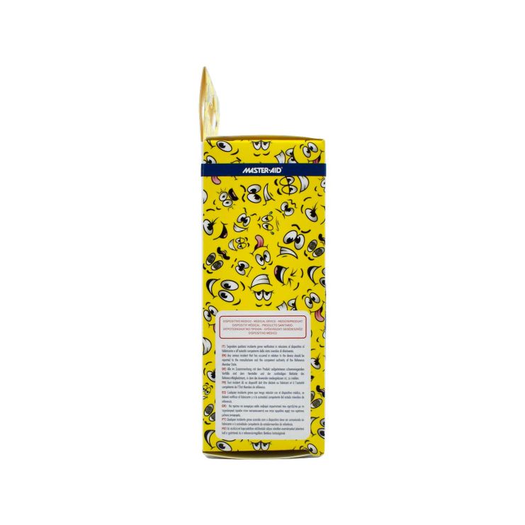 Master Aid Maxi Smile 50 x 8cm Αυτοκόλλητο Ρολό Συνεχούς Γάζας για Παιδιά