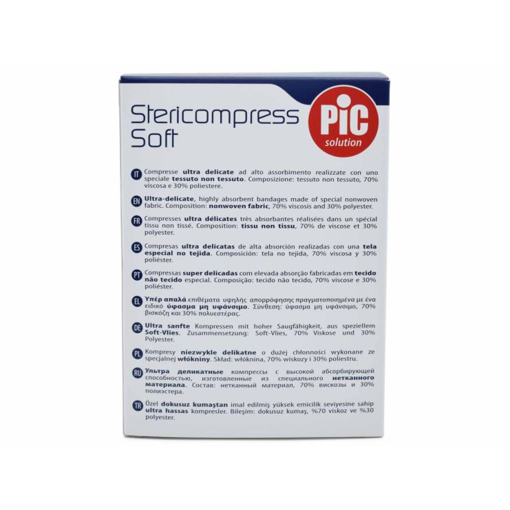 Pic Stericompress Soft Υπέρ Απαλά Επιθέματα 36cm x 40cm 12 pcs