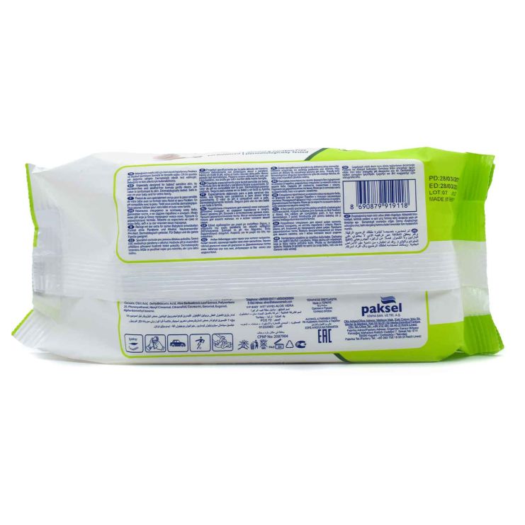 Bebiko Vip Baby Μωρομάντηλα Aloe Vera 72 τμχ