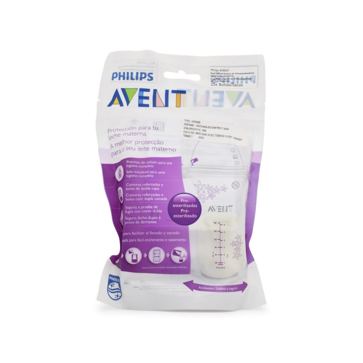 Philips Avent Breast Milk Storage Bags SCF603/25 25 sachets / capacity 180ml