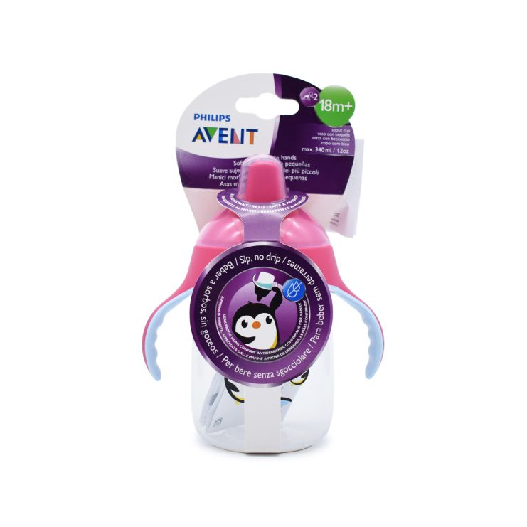 Philips Avent Κύπελλο με Στόμιο 18m+ SCF755/07 Ροζ 340ml