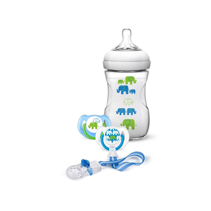Philips Avent Σετ Δώρου με Σχέδια Ελεφαντάκια 1m+ SCD627/01