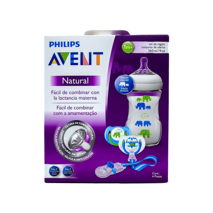 Philips Avent Σετ Δώρου με Σχέδια Ελεφαντάκια 1m+ SCD627/01