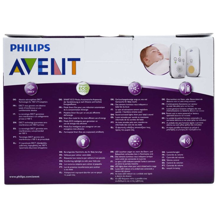 Philips Avent Συσκευή Παρακολούθησης Μωρού Dect SCD502/26 1τμχ