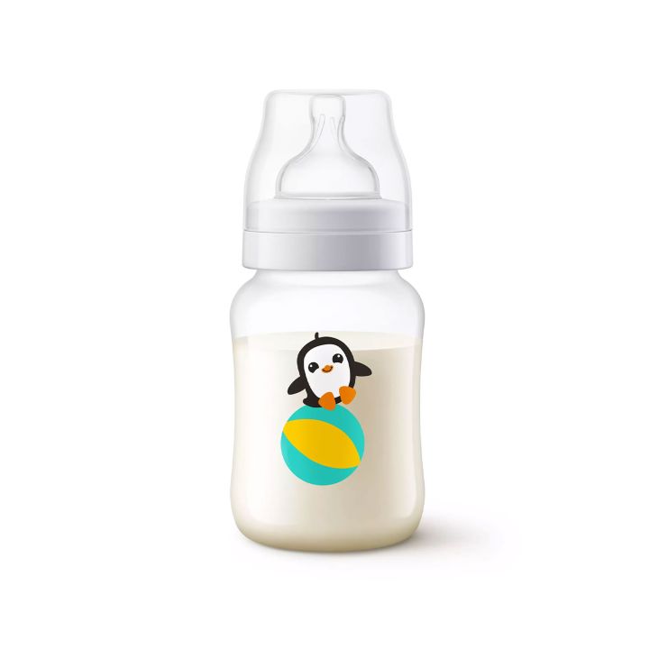 Philips Avent Anti-Colic Μπιμπερό κατά των Κολικών από τον 1ο μήνα Πιγκουίνος 260ml SCF821/13