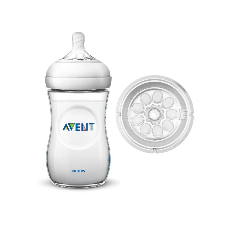 Philips Avent Μπιμπερό Natural 260ml SCF033/17 Λευκό 1 τμχ
