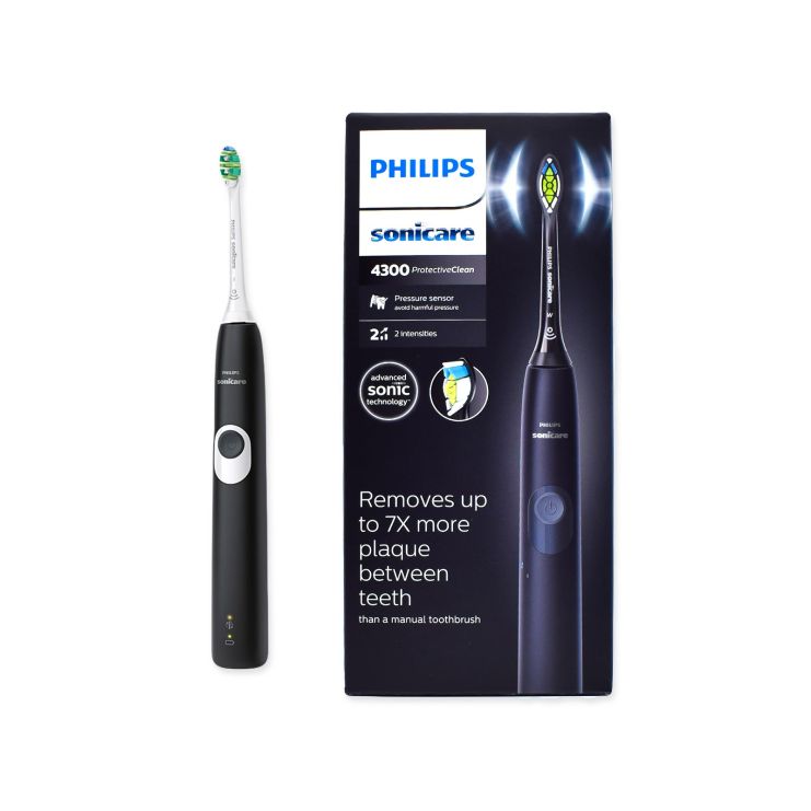 Philips Sonicare ProtectiveClean 4300 Ηλεκτρική Οδοντόβουρτσα Μαύρο 1 τμχ