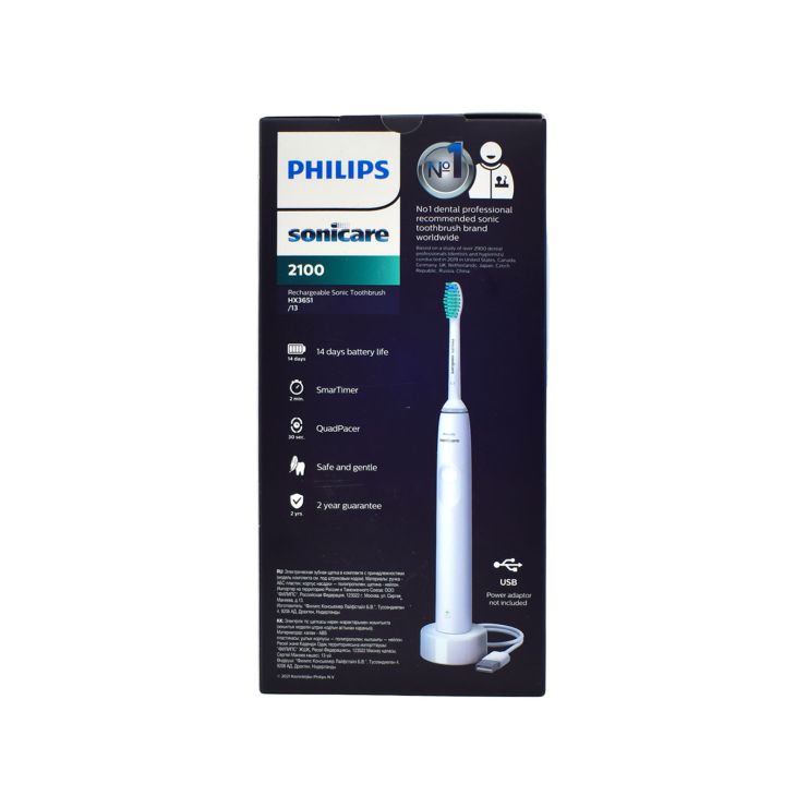 Philips Sonicare DailyClean 2100 Electric Toothbrush White 1 unit