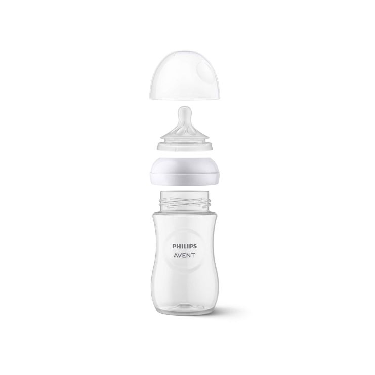 Philips Avent Μπιμπερό Natural Response από 1ο μήνα SCY903/21 Μπλε 260ml 1 τμχ