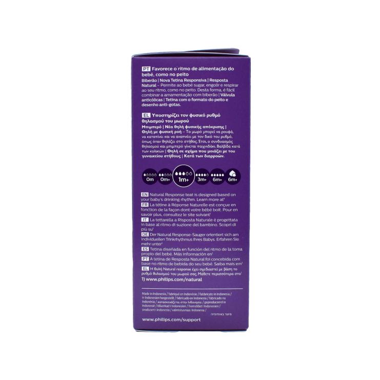 Philips Avent Μπιμπερό Natural Response από 1ο μήνα SCY903/67 Κοάλα 260ml 1 τμχ