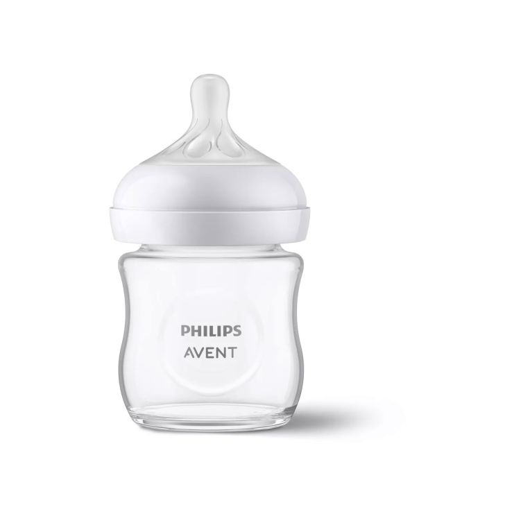 Philips Avent Baby Glass Bottle Natural Response from birth SCY930/01 White 120ml 1 pcs