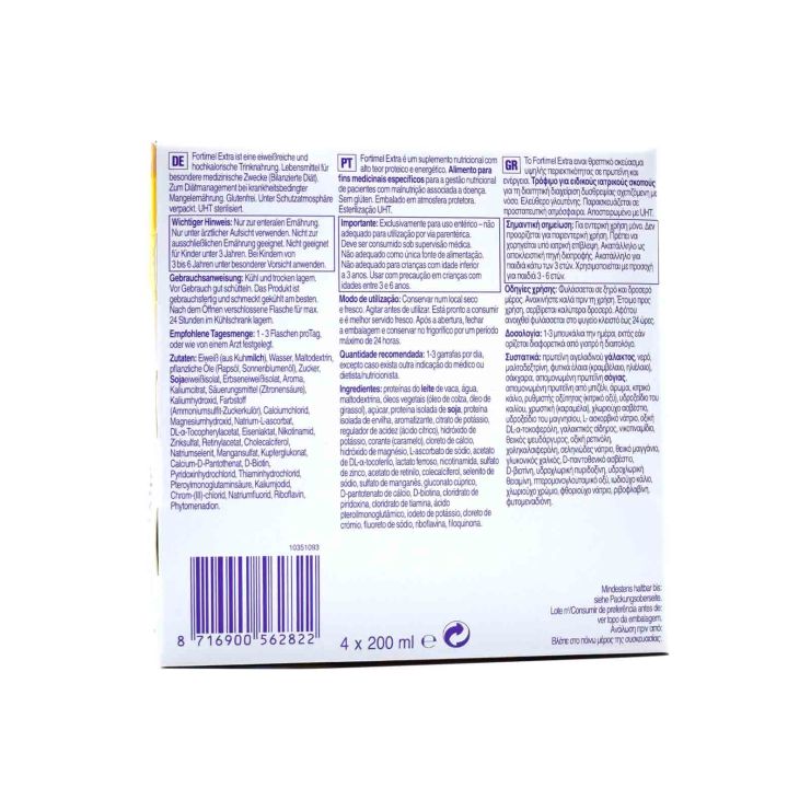 Nutricia Fortimel Extra 4 x 200ml Coffee