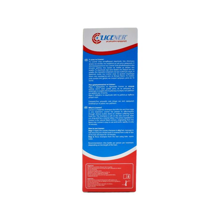 Licener Anti-Lice Treatment Αντιφθειρικό Σαμπουάν 100ml
