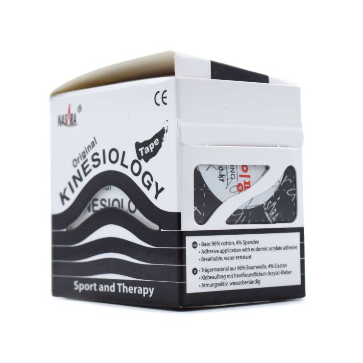Alfacare Nasara Kinesiology Original Ταινία Κινησιοθεραπείας 5cmx5m Μαύρη