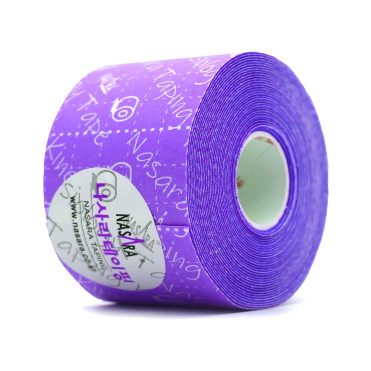 Alfacare Nasara Kinesiology Original Ταινία Κινησιοθεραπείας 5cmx5m Μωβ
