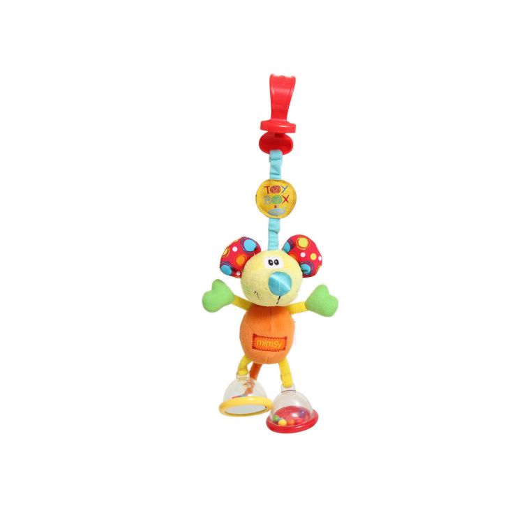 Playgro Dingly Dangly Mimsy Κρεμαστό Ποντικάκι από τη γέννηση 10.101.141 