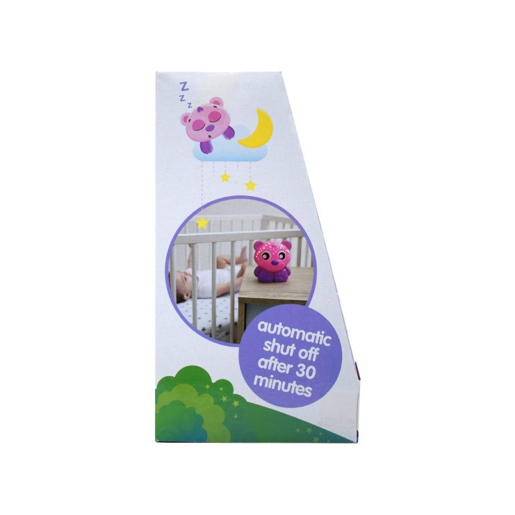 Playgro Goodnight Bear Night Light and Projector Ροζ Φωτάκι Αρκουδάκι από την γέννηση 10-186-422 9321104864239