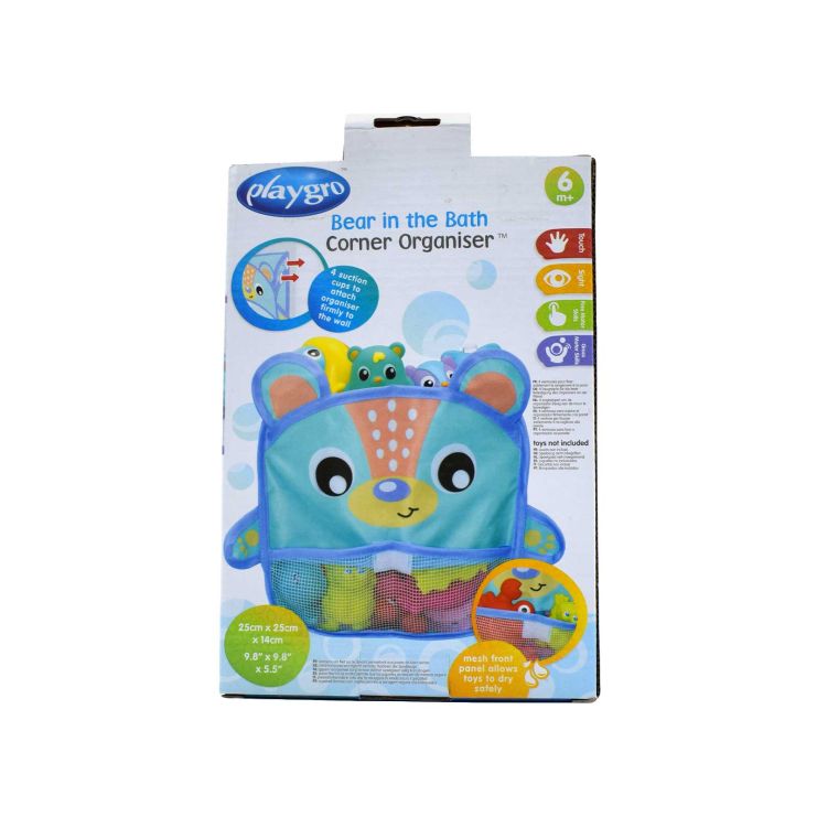 Playgro  Bear In The Bath Corner Organiser Οργάνωση Παιχνιδιών Μπάνιου από 6 μηνών 10-187-632